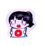 ポニテっ娘（個別スタンプ：3）