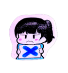 ポニテっ娘（個別スタンプ：4）