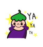 The small eggplant from Hong Kong.（個別スタンプ：19）