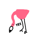 flamingo（個別スタンプ：7）