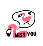 flamingo（個別スタンプ：8）