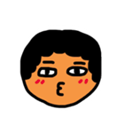 顔で言う、カオカオ。（個別スタンプ：3）