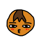 顔で言う、カオカオ。（個別スタンプ：4）