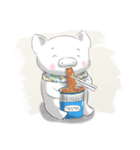 moona a cute piggy（個別スタンプ：11）