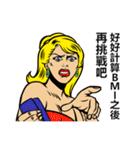 The funny character by American comics（個別スタンプ：17）