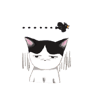 Tuxedo cat ＆ his friends（個別スタンプ：9）