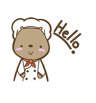 Cooking Bear (Cute)（個別スタンプ：1）