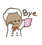 Cooking Bear (Cute)（個別スタンプ：2）