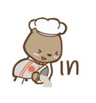 Cooking Bear (Cute)（個別スタンプ：10）