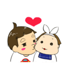 お兄ちゃんと妹（個別スタンプ：7）