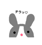 うさぎとくま日常（個別スタンプ：3）