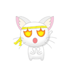 Daily Life White Cat（個別スタンプ：11）