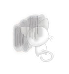 Daily Life White Cat（個別スタンプ：13）