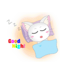 Daily Life White Cat（個別スタンプ：26）