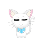 Daily Life White Cat（個別スタンプ：28）