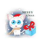 Daily Life White Cat（個別スタンプ：39）