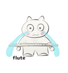 orchestra Flute traditional Chinese（個別スタンプ：17）