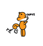 Hedgehog ＆ Squirrel（個別スタンプ：1）