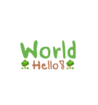Hello World ！（個別スタンプ：8）