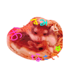みっちゃんちのハムスター(   * ॑ω ॑*)（個別スタンプ：2）