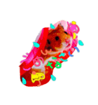 みっちゃんちのハムスター(   * ॑ω ॑*)（個別スタンプ：6）