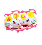 みっちゃんちのハムスター(   * ॑ω ॑*)（個別スタンプ：7）