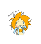 寝癖ライオン（個別スタンプ：5）