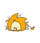 寝癖ライオン（個別スタンプ：14）