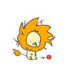 寝癖ライオン（個別スタンプ：20）