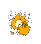 寝癖ライオン（個別スタンプ：23）