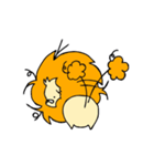 寝癖ライオン（個別スタンプ：36）
