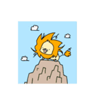 寝癖ライオン（個別スタンプ：38）