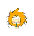 寝癖ライオン（個別スタンプ：39）