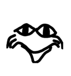 シンプル顔文字 ペイント（個別スタンプ：8）