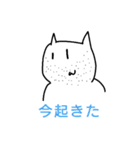 ゆるしろねこちゃん（個別スタンプ：24）
