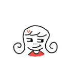 Little girl and her world.（個別スタンプ：2）