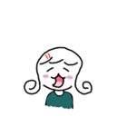 Little girl and her world.（個別スタンプ：9）