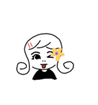 Little girl and her world.（個別スタンプ：11）