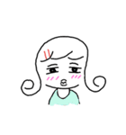 Little girl and her world.（個別スタンプ：15）
