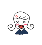 Little girl and her world.（個別スタンプ：26）