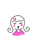 Little girl and her world.（個別スタンプ：29）