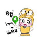 ...Miss YoYo. Love dog！！..（個別スタンプ：24）