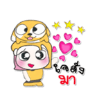 ...Miss YoYo. Love dog！！..（個別スタンプ：39）