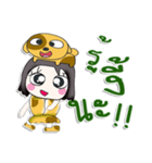 Hello my name is Yumiko...Love dog ^_^！（個別スタンプ：22）