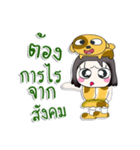 Hello my name is Yumiko...Love dog ^_^！（個別スタンプ：36）