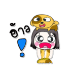 ^_^ My name is Hana..Love dog..（個別スタンプ：28）