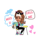 call me（個別スタンプ：5）