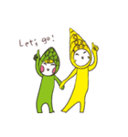 Pen grass and asparagus（個別スタンプ：2）