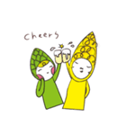 Pen grass and asparagus（個別スタンプ：21）