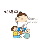 Rough outline family（個別スタンプ：1）
